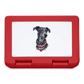 Whippet - Brotdose - Rot - Vorne