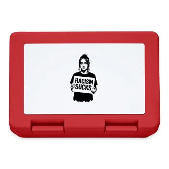 Racism Sucks - Lunchbox - red - Front