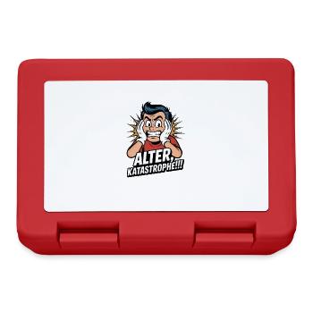 Age, Disaster Facepalm - Lunchbox - red - Front