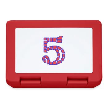 5. 5 YEARS. 5th ANNIVERSARY. 5 YEAR ANNIVERSARY - Lunchbox - red - Front