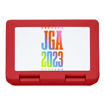 Jga 2023 Junggesellenabschied - Brotdose - Rot - Vorne