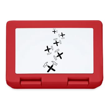 Symbole du marteau - Boîte à goûter - rouge - Devant