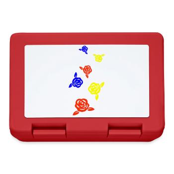 Symbole de la rose - Boîte à goûter - rouge - Devant