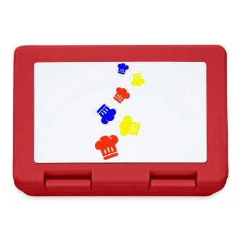 Chef's Hat Chef - Lunchbox - red - Front