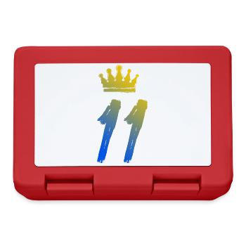 11 Couronne numérique - Boîte à goûter - rouge - Devant