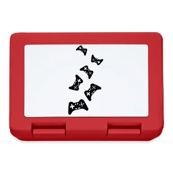 Gamepad Symbol Controller - Brotdose - Rot - Vorne