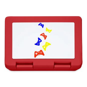 Gamepad Symbol Controller Colorful - Lunchbox - red - Front