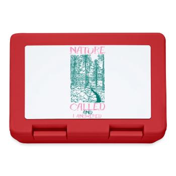 NATURE CALLING - Lunchbox - red - Front