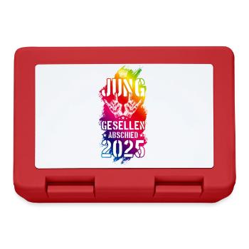 Junggesellenabschied 2025 Jga Party - Brotdose - Rot - Vorne