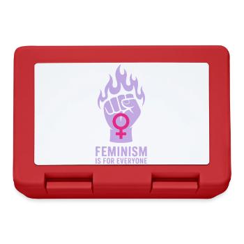 Le féminisme est pour tout le monde - T-shirt Féminisme - Boîte à goûter - rouge - Devant