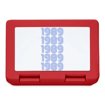 Motorcycle 1989 - Lunchbox - red - Front