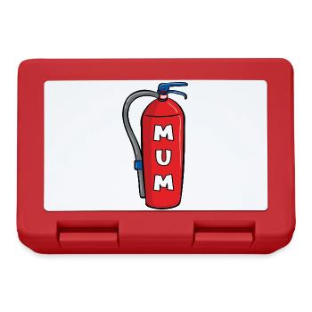 Fire Extinguisher Mum - Lunchbox - red - Front