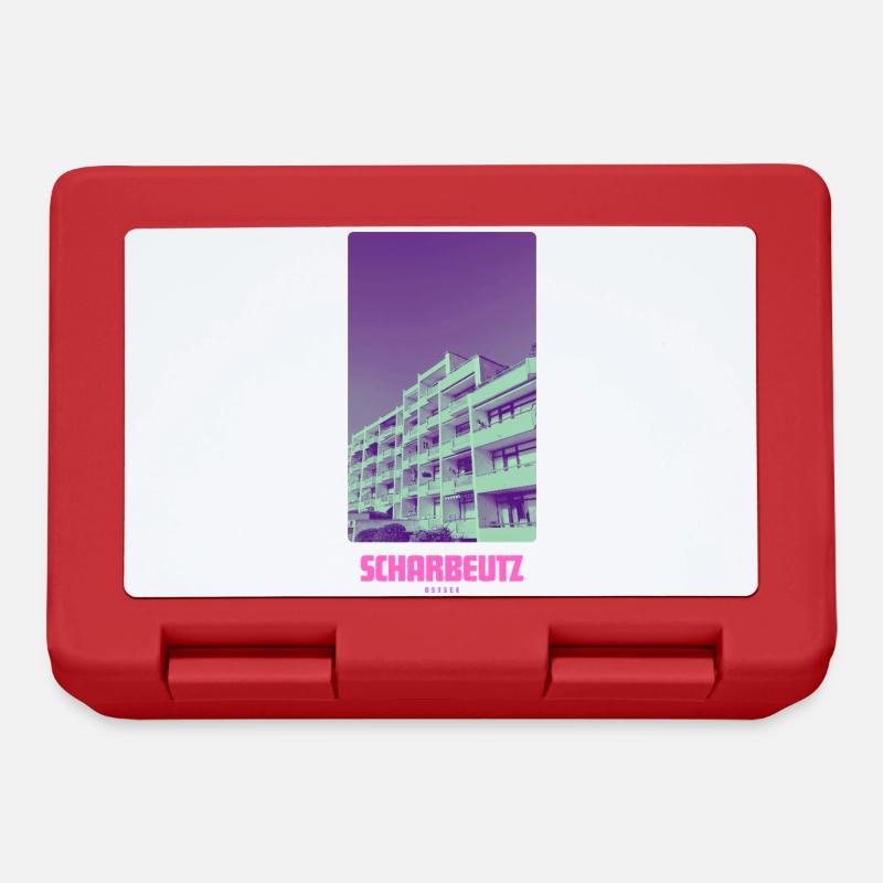 Scharbeutz Ostsee  - Brotdose - Rot
