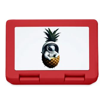 Astronaute à l’ananas - Boîte à goûter - rouge - Devant