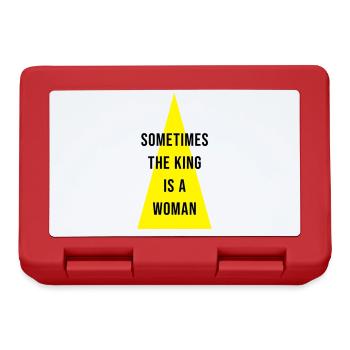 Sometimes The King Is A Woman - Lunchbox - red - Front