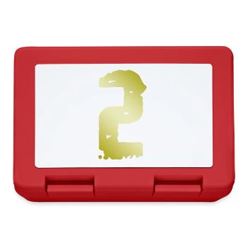 2 Number Vintage - Lunchbox - red - Front