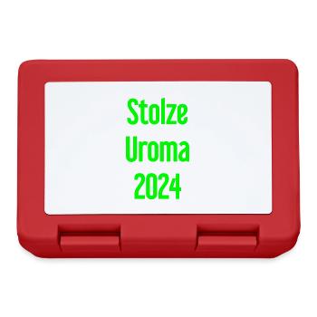 Stolze Uroma 2024 - Brotdose - Rot - Vorne