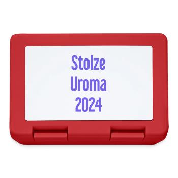 Stolze Uroma 2024 - Brotdose - Rot - Vorne