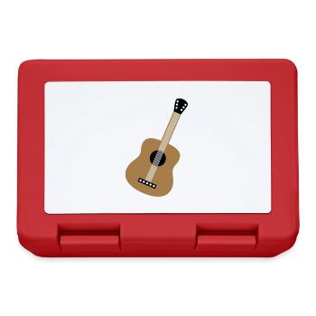 guitar - Lunchbox - red - Front