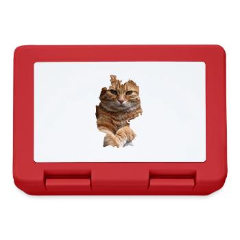 Chat, Chats - Boîte à goûter - rouge - Devant