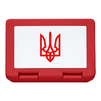 Ukraine - Brotdose - Rot - Vorne