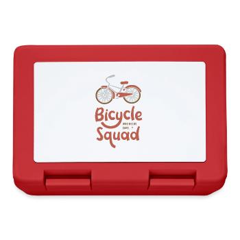 Bicycle Cardio Hobby Cyclist Racing Sports - Lunchbox - red - Front