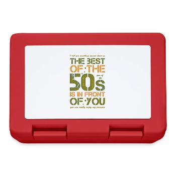 Fifties 50s 50's 50s - Lunchbox - red - Front