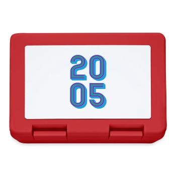 2005 Année de naissance | Couleurs changeantes - Boîte à goûter - rouge - Devant