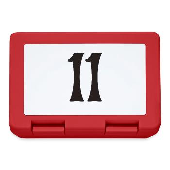 11 - Brotdose - Rot - Vorne