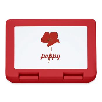 Poppy Poppy - Lunchbox - red - Front