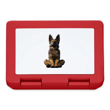 German Shepherd - Lunchbox - red - Front