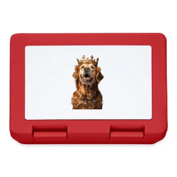 Golden retriever - Boîte à goûter - rouge - Devant