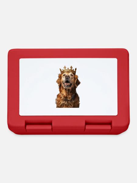 Golden retriever - Boîte à goûter - rouge