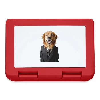Chien - Boîte à goûter - rouge - Devant
