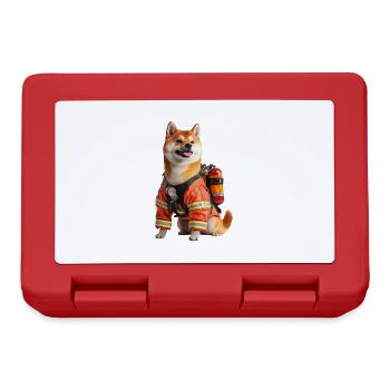 Shiba Inu - Brotdose - Rot - Vorne