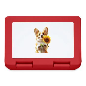 Corgi - Brotdose - Rot - Vorne