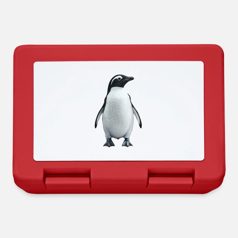 Pinguin - Brotdose - Rot
