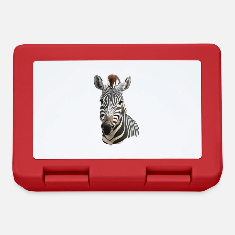 Zebra - Brotdose - Rot