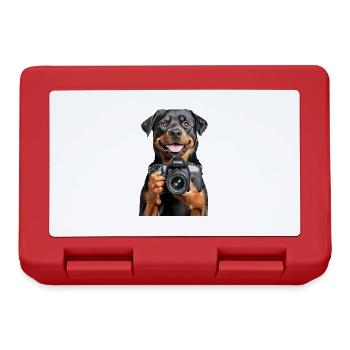Rottweiler - Brotdose - Rot - Vorne