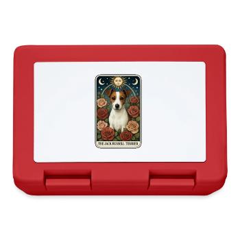 Jack Russell Terrier - Brotdose - Rot - Vorne
