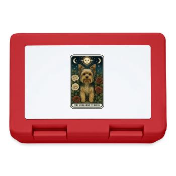 Yorkshire Terrier - Brotdose - Rot - Vorne