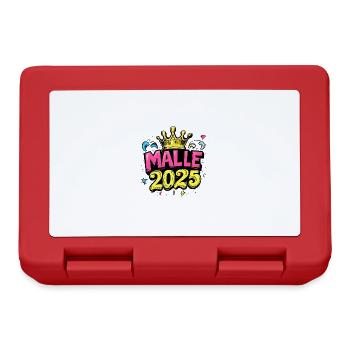 Malle 2025 Colorful Mallorca - Lunchbox - red - Front