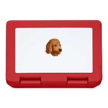 Golden Doodle - Lunchbox - red - Front
