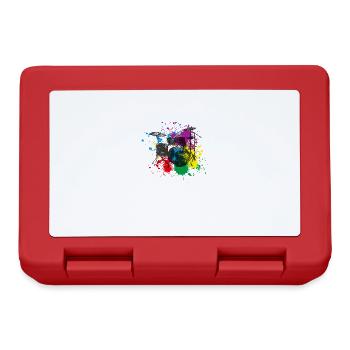 Batterie musicien cadeau pour batteur - Boîte à goûter - rouge - Devant