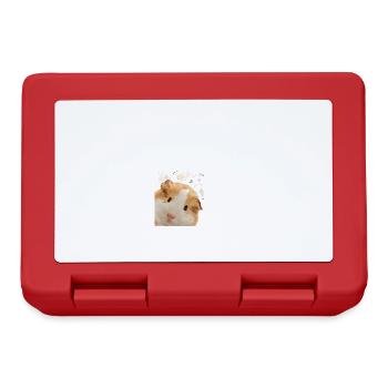 Curious Guinea Pig - Lunchbox - red - Front
