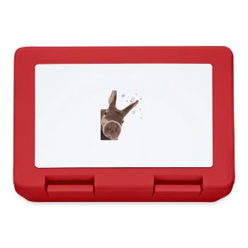 Curious Aardvark - Lunchbox - red - Front