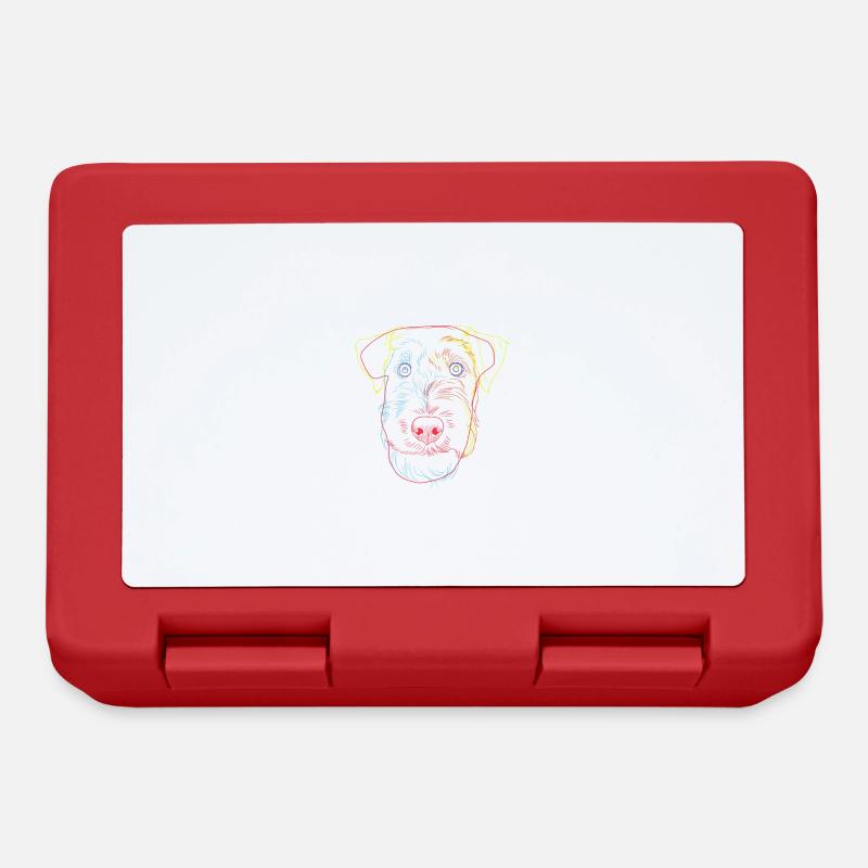 Strokes Welsh Terrier Hund - Brotdose - Rot
