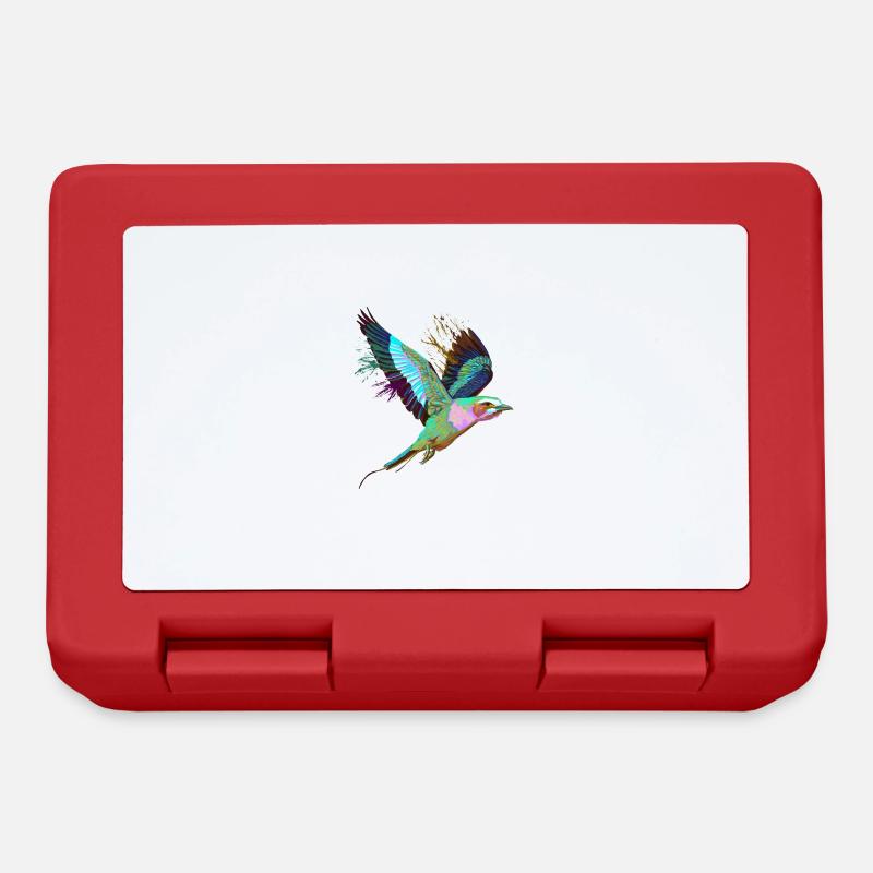 Porte-fourches volantes Bird - Boîte à goûter - rouge