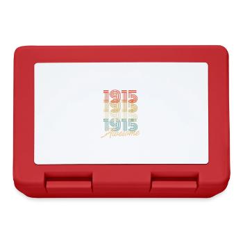 Funny Birthday Awesome 1915 - Lunchbox - red - Front