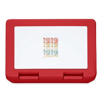 Funny Birthday Awesome 1919 - Brotdose - Rot - Vorne